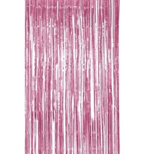 Cortina Foil Decorativa Rosa 1×2,5m