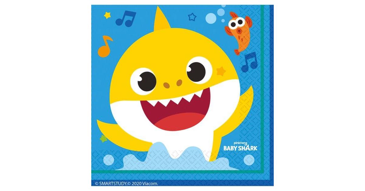 Guardanapos Baby Shark 16 uni - Image 2