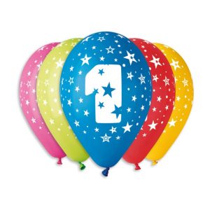 Balão de Latex nº1 Cores Variadas