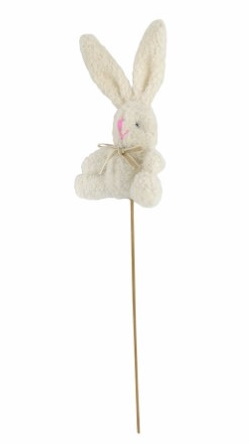 Espeto de Madeira Coelhinho Creme
