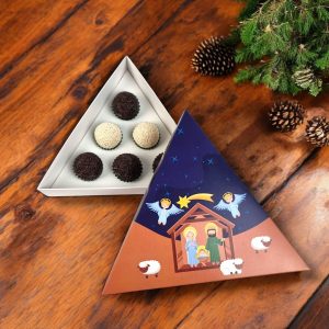 Caixa Pinheirinho – Presépio P/6 Brigadeiros