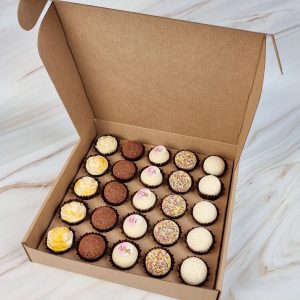 Caixa Kraft p/ 25 Brigadeiros