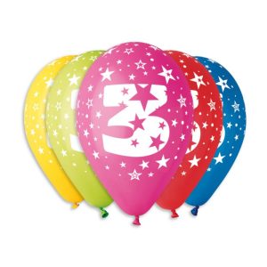 Balão de Latex nº3 Cores Variadas
