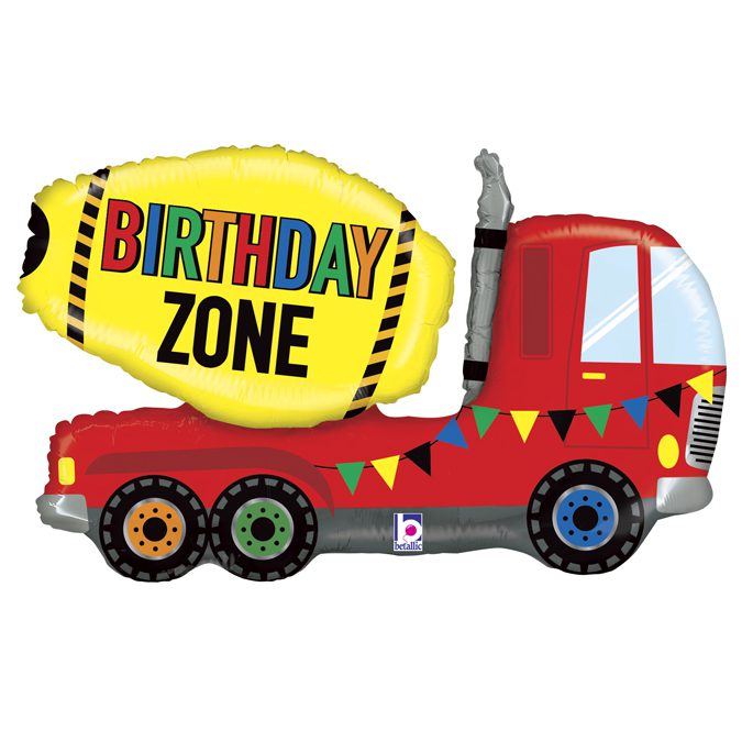 Balão Foil Camião “Birthday Zone”