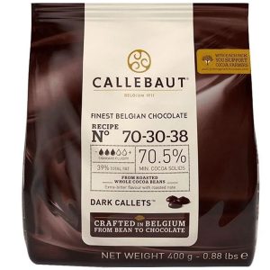 Pastilhas Callebaut Negro 70.5% – 400gr