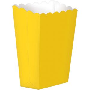 Caixas Pipocas Lisas Cores Variadas 5 uni