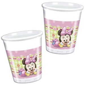 Copos Minnie Bebé 8 uni