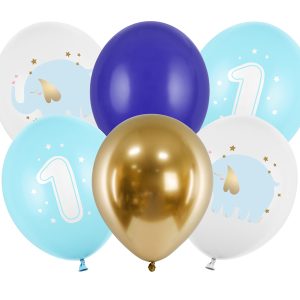 Balões Látex 1º Aniversário – Azul