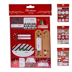 Etiquetas Natal Blister Sortido