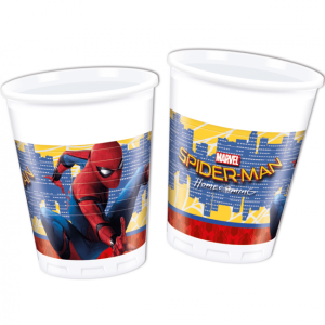 Copos Homem Aranha 8 uni