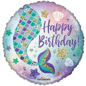 Balão Foil 18″ Sereia Holográfico