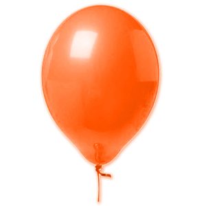 Bexiga Látex Laranja N°9