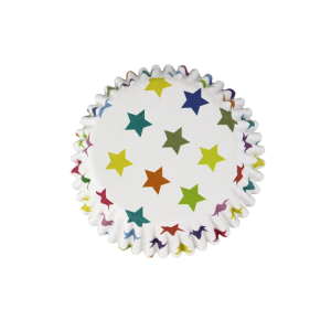 Forminhas Estrelas Coloridas 30uni