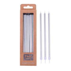 Velas Prata Altas 16uni