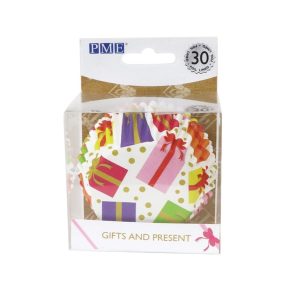 Forminhas p/ Cupcakes Presentes de Natal 30uni