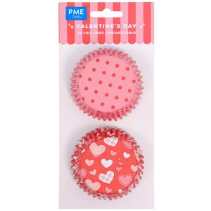 Formas Cupcake Dia dos Namorados – Corações e Bolinhas 60uni