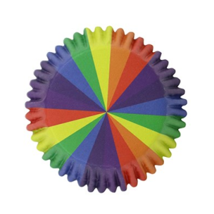 Forminhas para Cupcakes – Rainbow Colors 30 unid