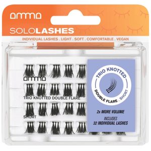 AMMA Solo Lashes – Trio Double Flare Short
