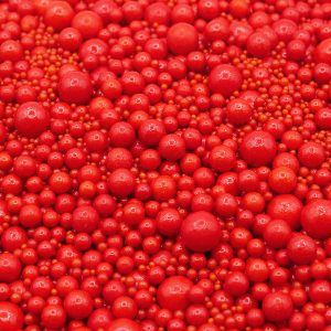 Mix Pérolas Vermelho 80g