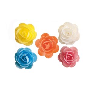 Flores Efeito Airbrush em Hóstia