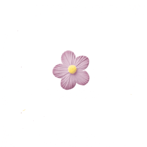 Flor Lilás em Açúcar