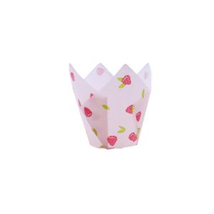Tulipas para Muffin C/Framboesas 24 unid