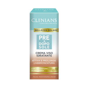 Clinians Creme Hidratante Facial Pré e Pós-Sol 50ml