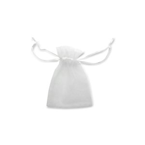 Saco Organza Branco 8x10cm
