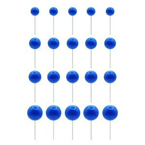 Conjunto Esferas Azul Escuro 20 unid