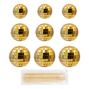 Esferas Espelhadas Ouro 9uni