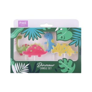 Conj. 4 Velas Dinossauros