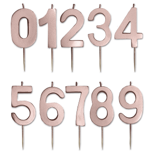 Vela Divertida Rose Gold