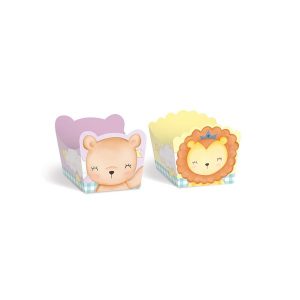 Forminha para Doces Bichinhos Baby Leão e Urso