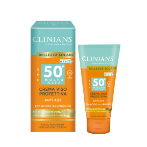 Clinians Creme Protetor Facial Anti-Idade Spf 50+ 50ml