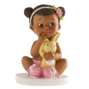 Menina Batizado com Coelho