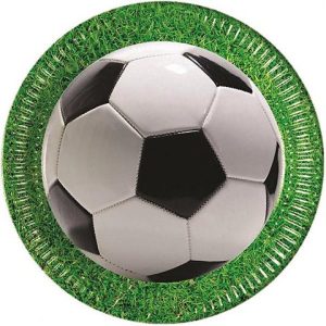 Pratos Futebol 8 uni