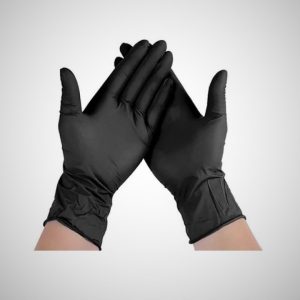 Luvas de Nitrilo Pretas Sem Pó de Alta Resistência – Pack 100 un.