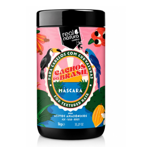 Real Natura Máscara Sem Sal Cachos do Brasil 1Kg