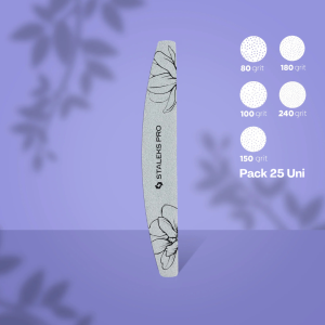 Staleks Limas Mineral Unhas Meia-Lua EXPERT 40 (25 Peças)