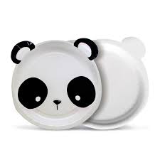 Prato Descartável Panda