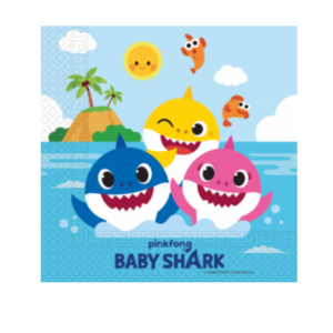 Guardanapos Baby Shark 20 uni