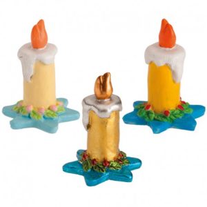 Figura em Resina Vela 3D 3cm