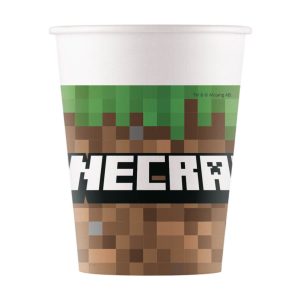 Copos Minecraft 8uni 200ml