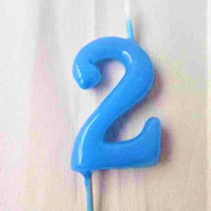 Velas Azul Claro Artesanais – 2