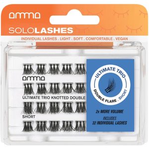 AMMA Solo Lashes – Ultimate Trio Double Flare Short